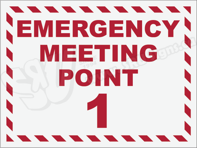 Srufac190 Emergency Meeting Point With Numbers 