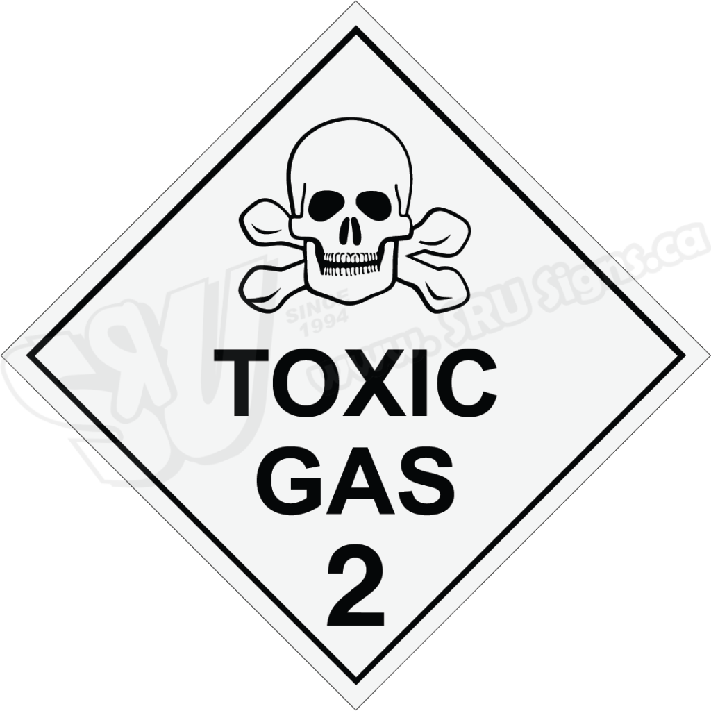 SRUPLAC058-Toxic Gas | Poisonous Toxic Gas Class 2